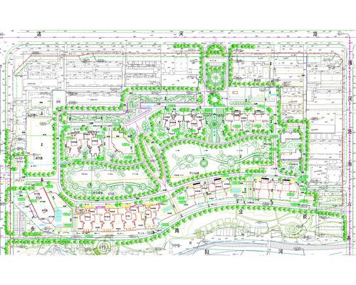 邯郸城乡规划局公示金世纪花园一期工程平面图