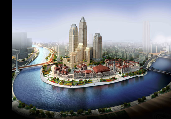 津湾广场7、8号楼项目效果图 津湾广场7、8号楼项目效果图