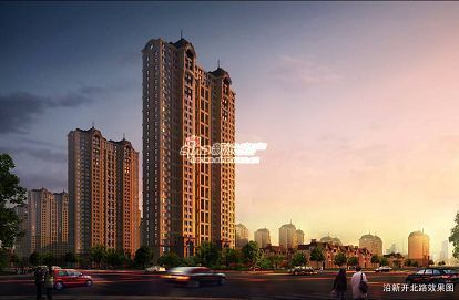 图为橡树湾项目效果图