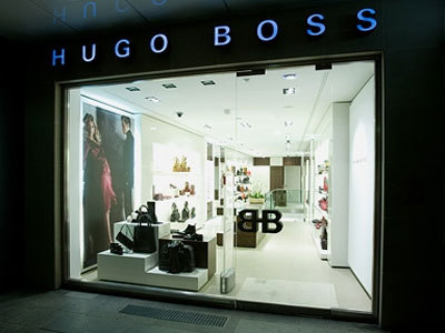 图为hugo boss店面实景