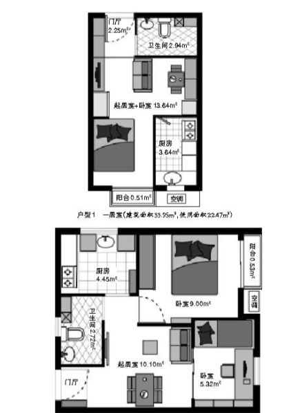 住建部征公租房户型意见 最小户型不足34平方米
