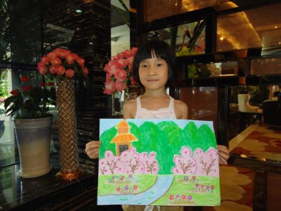 碧桂园城市花园儿童绘画大赛 蜡笔画出心中碧桂园