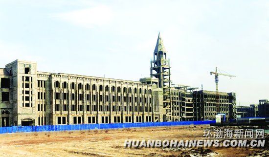 唐山工业职业技术学院曹妃甸新校园初具规模