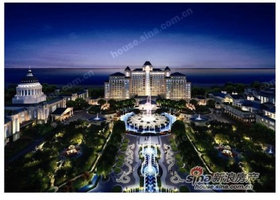 图为恒 大海上威尼斯效果图