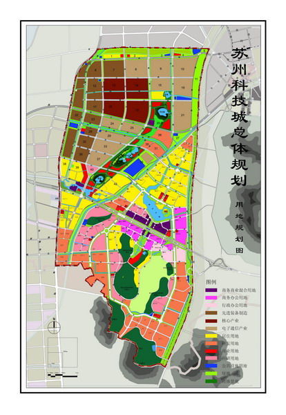 苏州科技城总体规划图(点击查看大图)