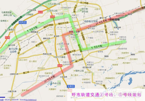 轻轨交通线网规划出炉 盘点呼市延线精品周边楼盘