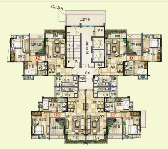 赠100-300平花园   据了解,大朗碧桂园目前加推88平2 1百变创意三房