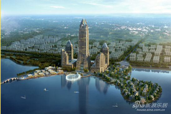 江西第一高楼九江国际金融中心即将矗立八里湖