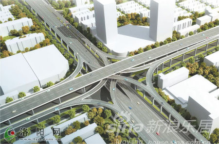 洛阳市九都路快速路建设规划敲定 全线有7座立交桥(图