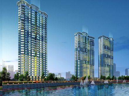 水岸东方唯一的纯板式超高层5400每平米_新盘