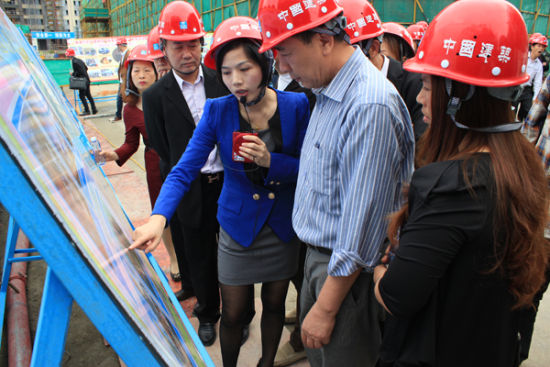 福清万达广场工地开放日 见证高品质的建筑水