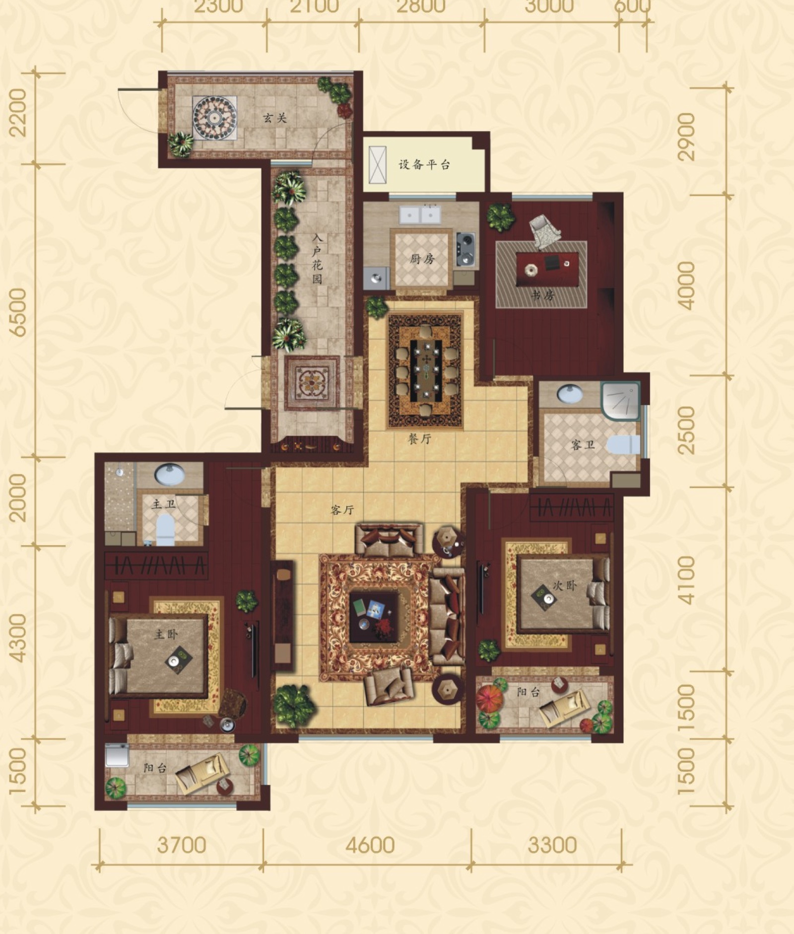 龙城华府最新户型图公布