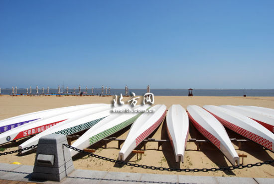 东疆港区人工沙滩景观提升维护工程通过验收_