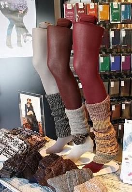 日本男士喜爱穿女士用的护腿(组图)_日本