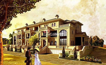 溪上凰庭排屋建筑风格采用欧式皇家建筑的经典代表