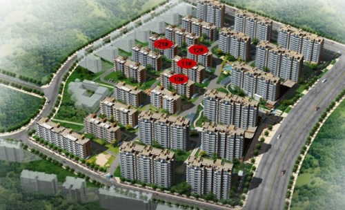 新城邻里110平米三房10000元\/平米