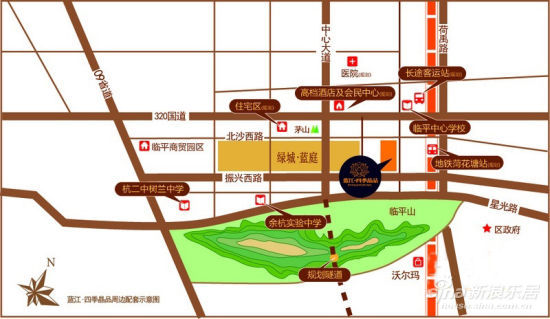 蓝江四季晶品交通配套_蓝江四季晶品_看房手