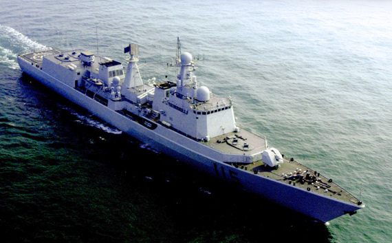 图文:中国海军051C级115号驱逐舰装备先进