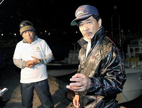 早在今年初，日本冲绳县石垣市议会议员仲间均、仲岭忠师在内的4人就曾登上钓鱼岛