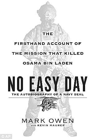 美国前海豹突击队员计划于9月4日出版的新书的封面。