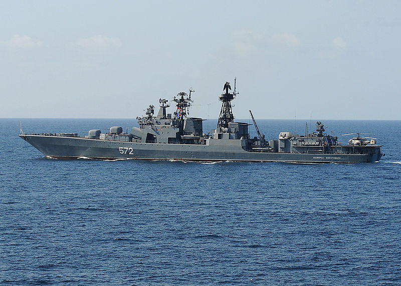 俄罗斯海军无畏级反潜驱逐舰
