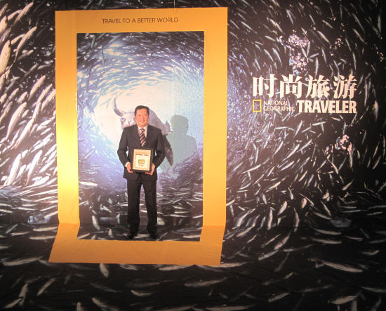 卡塔尔航空大中华区总经理李忠强先生在颁奖典礼现场