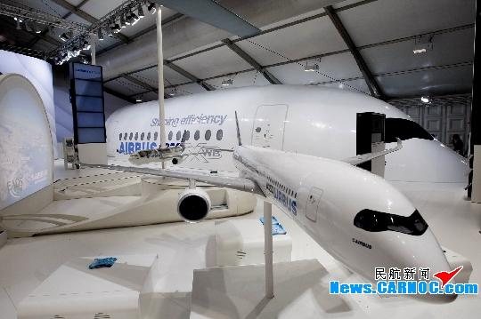 空中客车公司携全线产品出席2010范堡罗航展