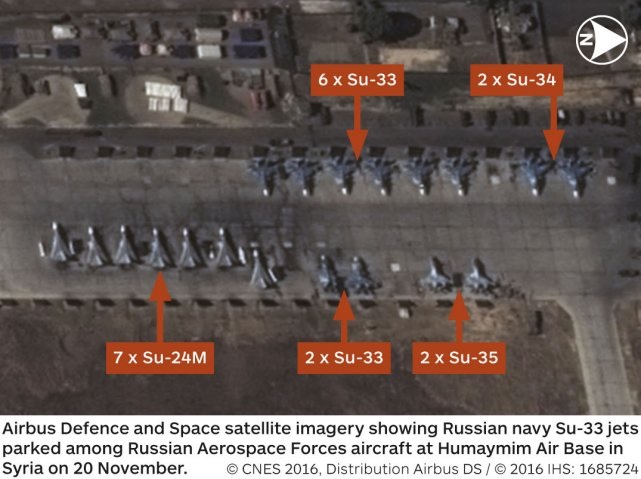 俄苏33战机停叙利亚机场