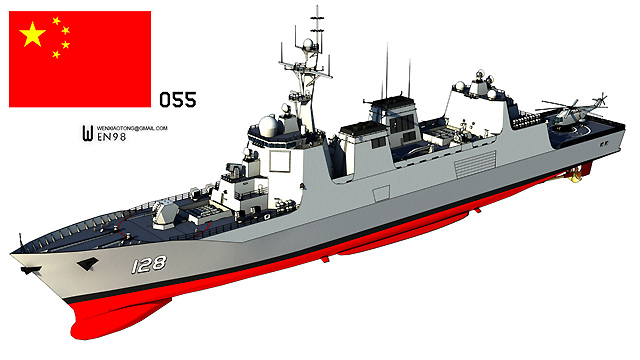 055驱逐舰很落后