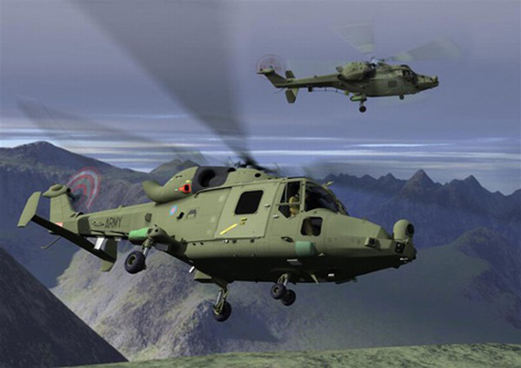 图文:英国陆军未来山猫BRH直升机艺术想像图