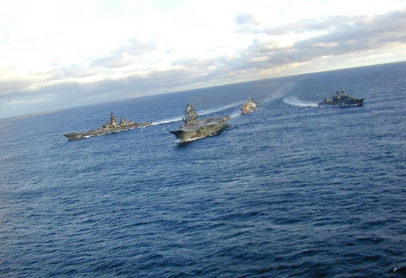 图文：俄罗斯海军舰队和航母恢复远洋巡航