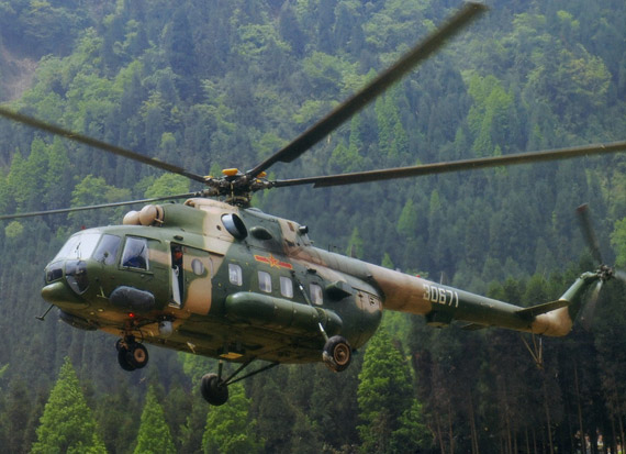 资料图:中国陆航米-171直升机