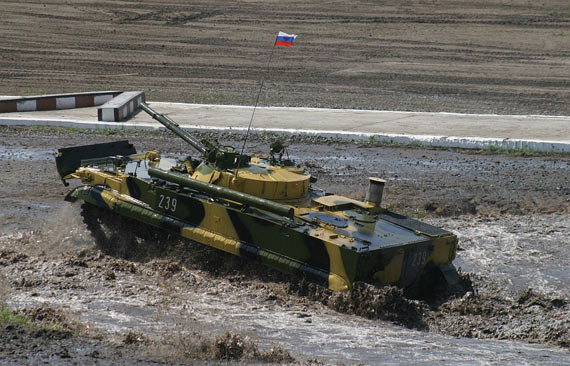 图文:中东地区已经有数个国家装备BMP-3战车
