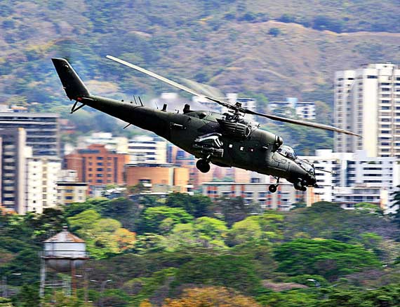 图文:委内瑞拉空军米-35M2攻击直升机