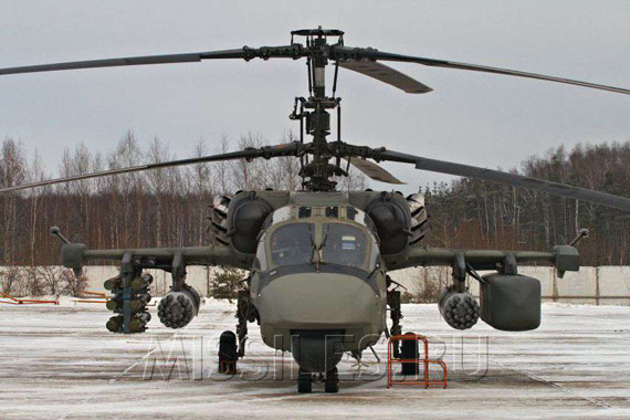 最新型卡-52攻击直升机已经改为并列双座型