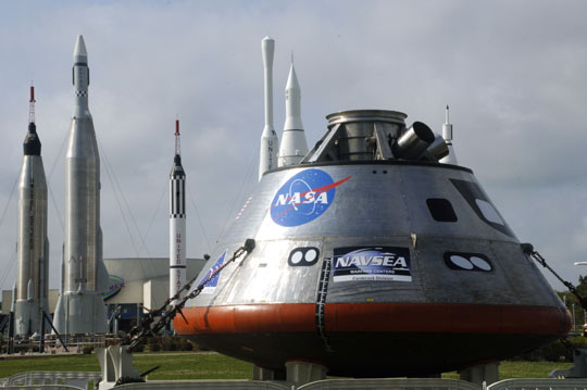 美国展示猎户座载人试验飞船-转贴之王-杭州1