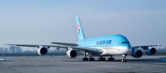 大韩航空公开展示首架a380客机独特外观(组图)