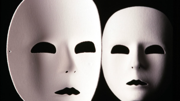White mime masks