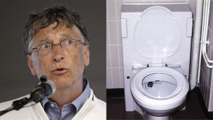 Bill Gates and a toilet