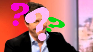 Hugh Grant with a question mark over his face