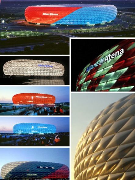 德国慕尼黑的安联球场被称之为“未来球场”