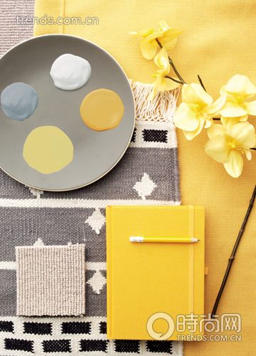 黄色系搭配选项卡