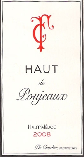 Haut de Poujeaux 2008 AOC Haut Medoc Rouge