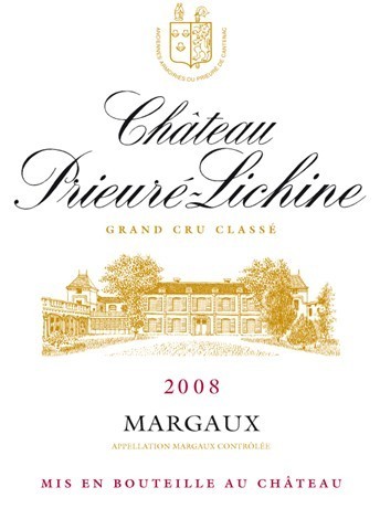 Château Prieur Lichine AOC Margaux 2008 Rouge