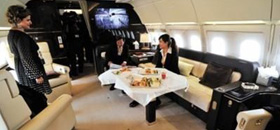 制造商拼服务定制　A380私人飞机带空中泳池