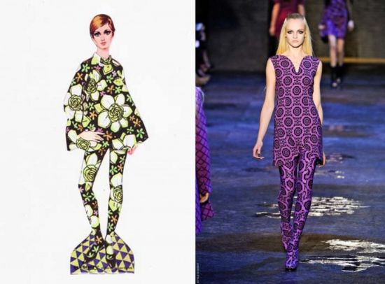 60Twiggyֽ޺Versace Versus by Christopher Kane F/W 12