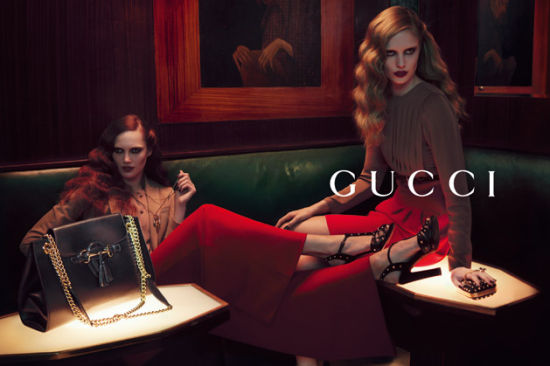 gucci 2012/13秋冬广告(新浪配图 图片来源:gucci)