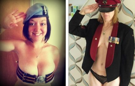 哈里王子支持者发裸体敬礼照向其致敬_新浪女