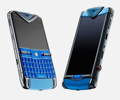 vertu联合意大利时尚品牌推出蓝色星座手机