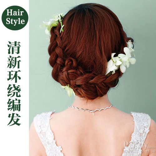 3款森女系新娘<em>发型</em>+变身绝美花仙子